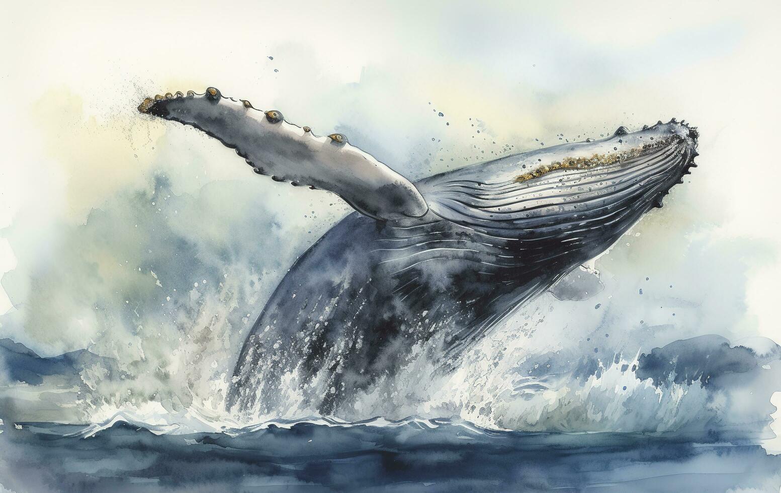 Whale in a Storm